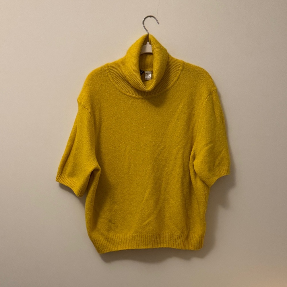 H&M Golden Yellow Cowl Neck Sweater